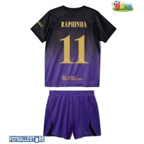 Barcelona Raphinha Belloli #11 Bortedraktsett Barn 2026-27 Kortermet (+ Korte bukser)